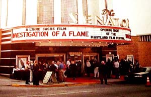 The film's premiere in Baltimore